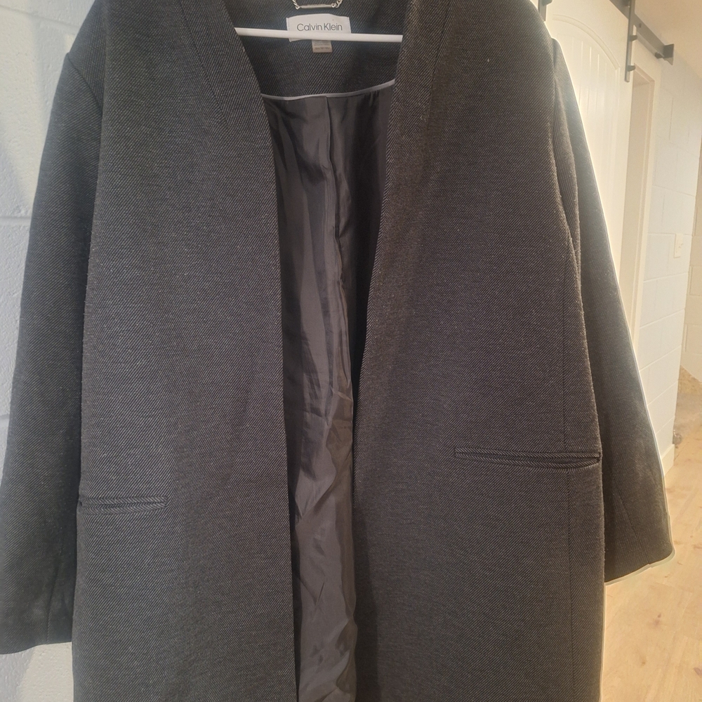 Calvin Klein Women's Charcoal Blazer